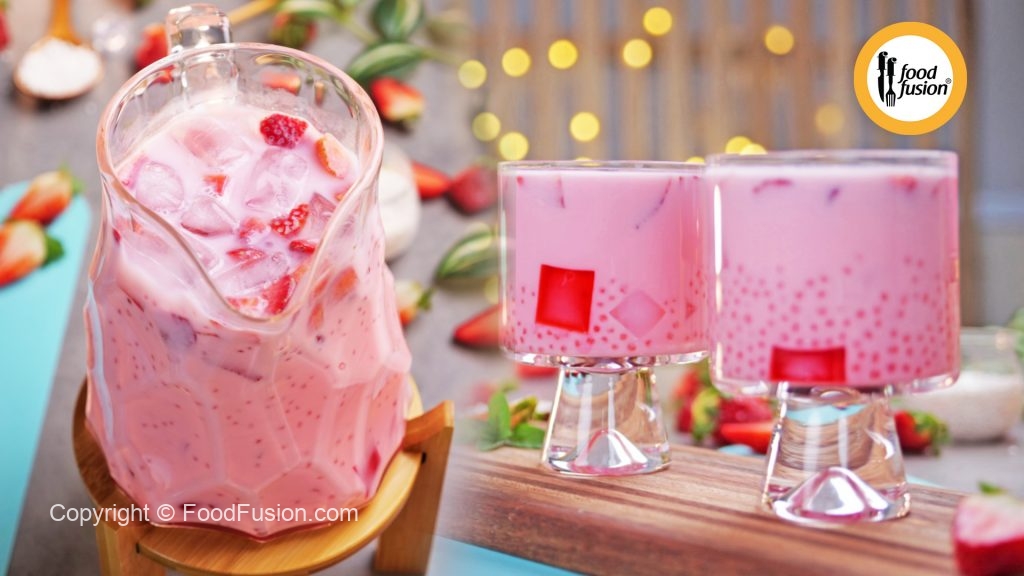 Strawberry Sago Sharbat – Food Fusion - Pakistani's No 1 Quick Recipe Platform